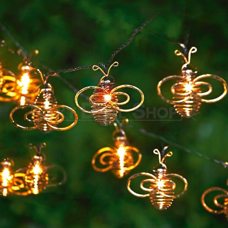 Metal Honey Bee Fairy String Light