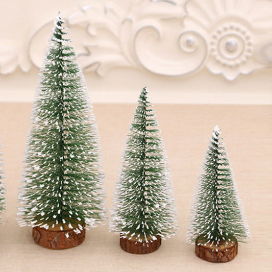Desktop Small Christmas Tree - Home Office Tabletop Holiday Festive Decoration