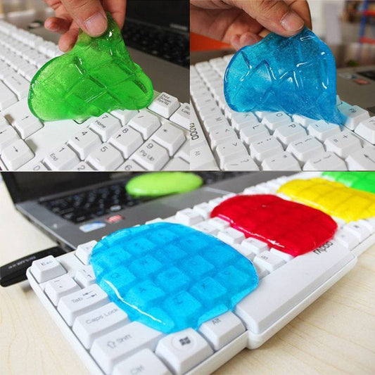 Magic Dust Removing Crystal Gel (4pc) - Car Vents, Dashboard, Computer Keyboard, Crevice Cleaning
