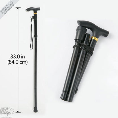 Compact Foldable Trekking Pole - Hiking Walking Backpacking Snowshoeing Outdoor Gear