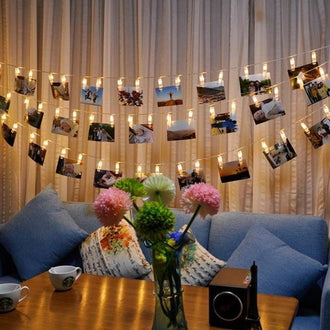 Photo Clip LED String Lights