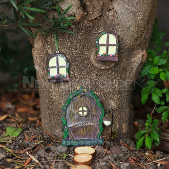 Glow in Dark Garden Sculpture Decor