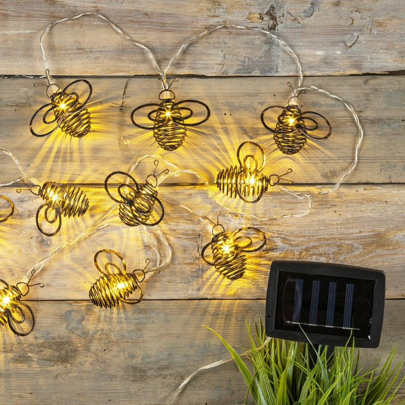 Metal Honey Bee Fairy String Light