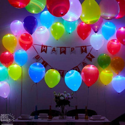 Happy Time LED Balloons — Ideal for Birthdays, Weddings & Festive Events!