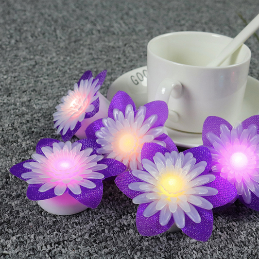 LED Daisy Tea Lights - Table Wedding Party Ambient Lighting Decor
