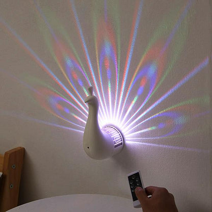LED Peacock Projection Light - Home Living Room Decoration Lamp