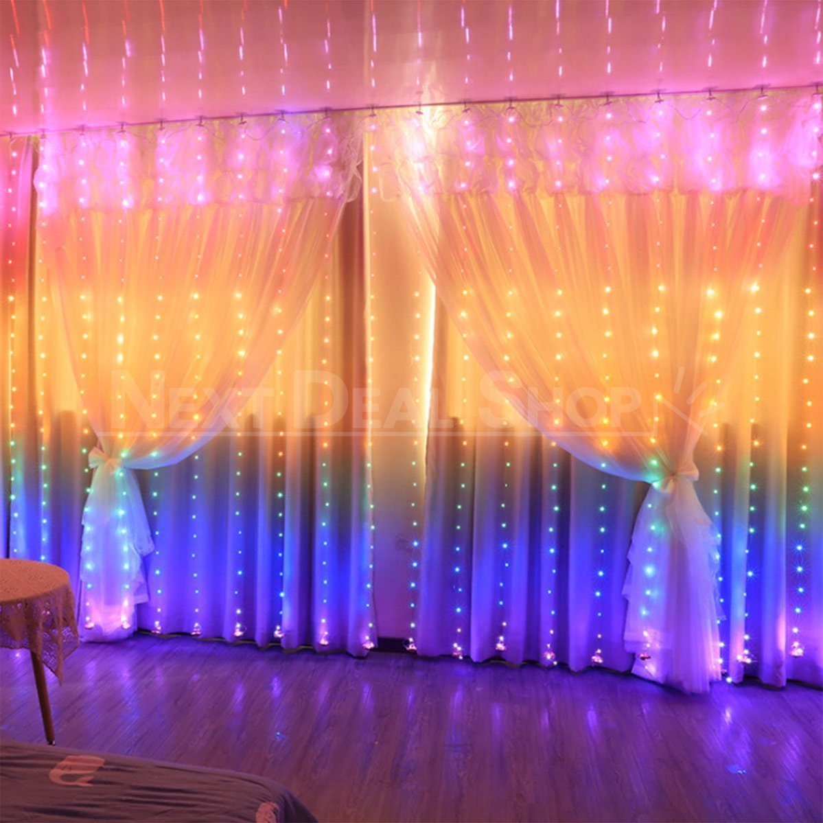LED Rainbow Curtain String Light-Next Deal Shop-Next Deal Shop