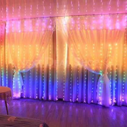LED Rainbow Curtain String Light-Next Deal Shop-Next Deal Shop