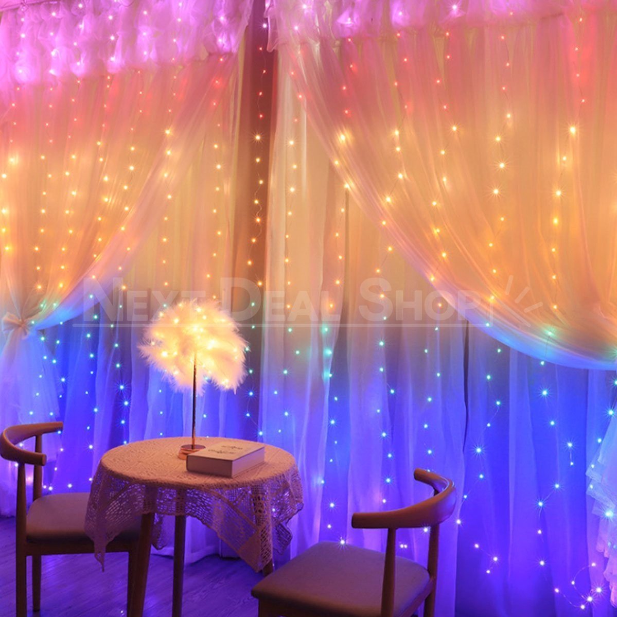 LED Rainbow Curtain String Light-Next Deal Shop-Next Deal Shop