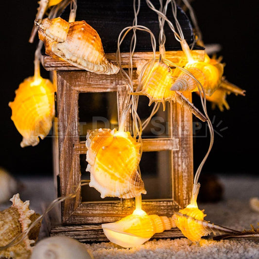 LED Seashell String Light-Next Deal Shop-Next Deal Shop