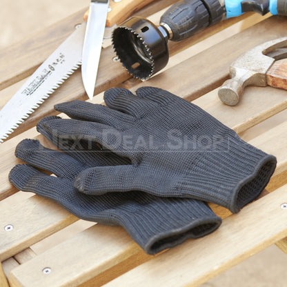 Level 5 Protection Cut-Resistant Gloves-Next Deal Shop-Black-Next Deal Shop
