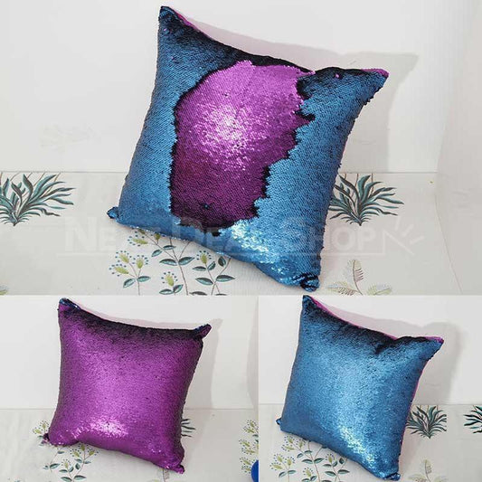 Magical Mermaid Reversible Sequin Cushion Cover-Next Deal Shop-Next Deal Shop