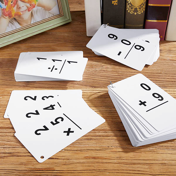 Math Flashcards - 216 Cards To Add Subtract Multiply And Divide - Kids Practice Educational
