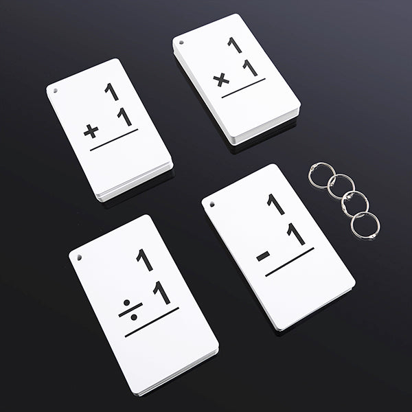 Math Flashcards - 216 Cards To Add Subtract Multiply And Divide - Kids Practice Educational