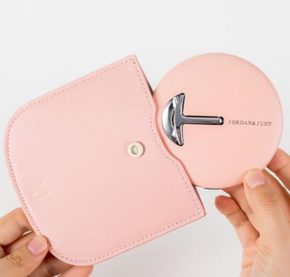 Mini LED Mirror with Stand - Home Bedroom Travel Makeup LED Mirror
