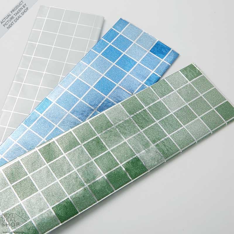 3D Mosaic Heat Resistant Self-Adhesive Wallpaper - Perfect for Kitchen Backsplash
