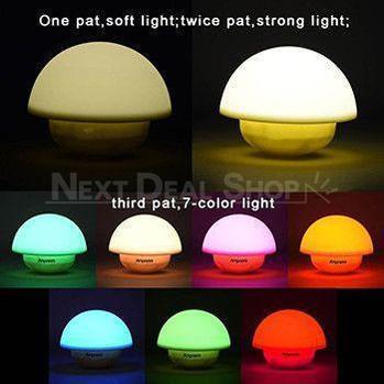 Mushroom Design Touch Sensor Night Light (USB Charging) - Great for Babys Room-Next Deal Shop-Next Deal Shop