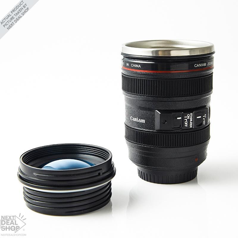 Stainless Steel Camera Lens Mug (11oz)