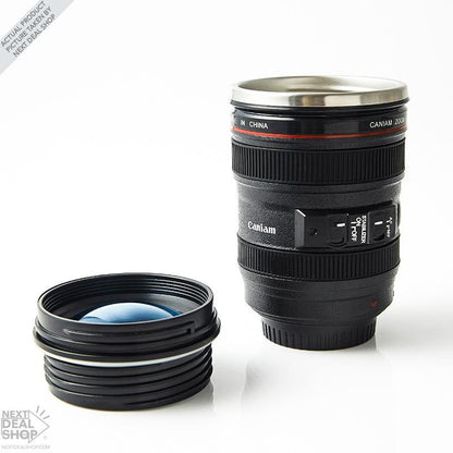 Stainless Steel Camera Lens Mug (11oz)