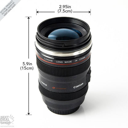 Stainless Steel Camera Lens Mug (11oz)