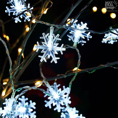 XMAS Snowflakes LED String Lights