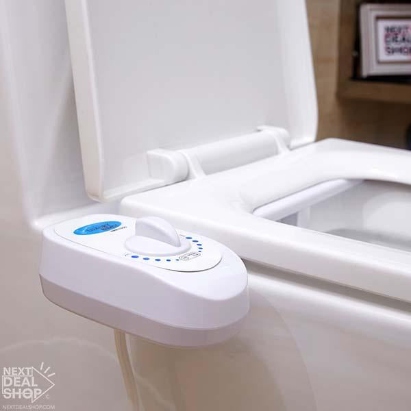 Non-Electric Fresh Water Spray Bidet Toilet Seat Attachment