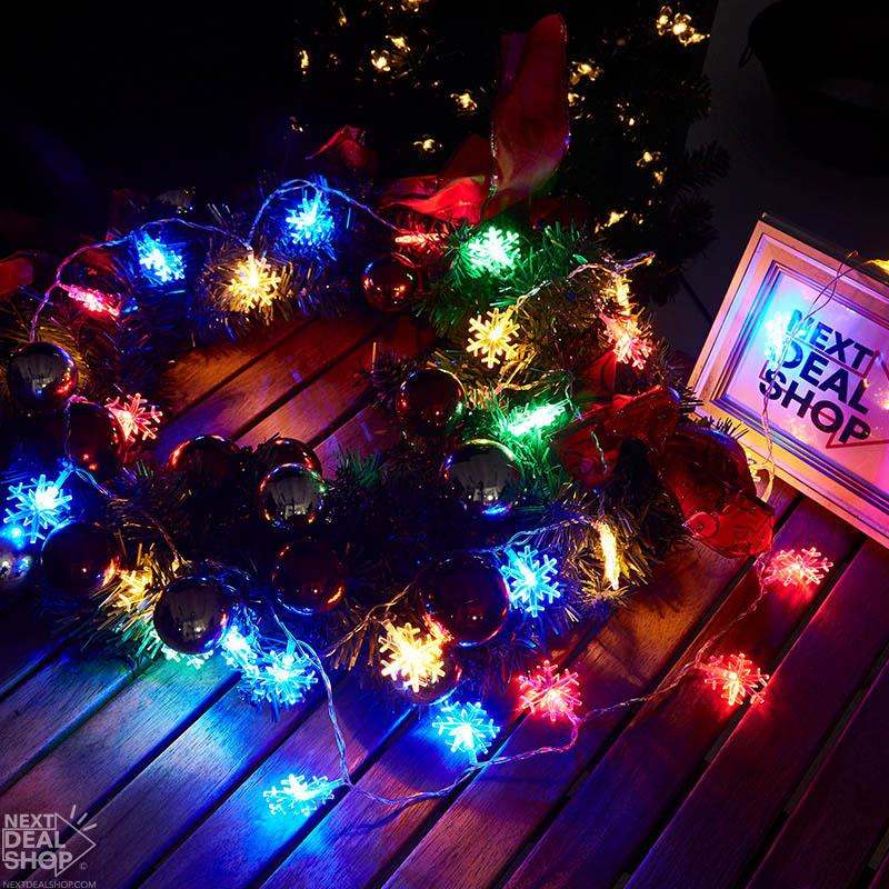 XMAS Snowflakes LED String Lights