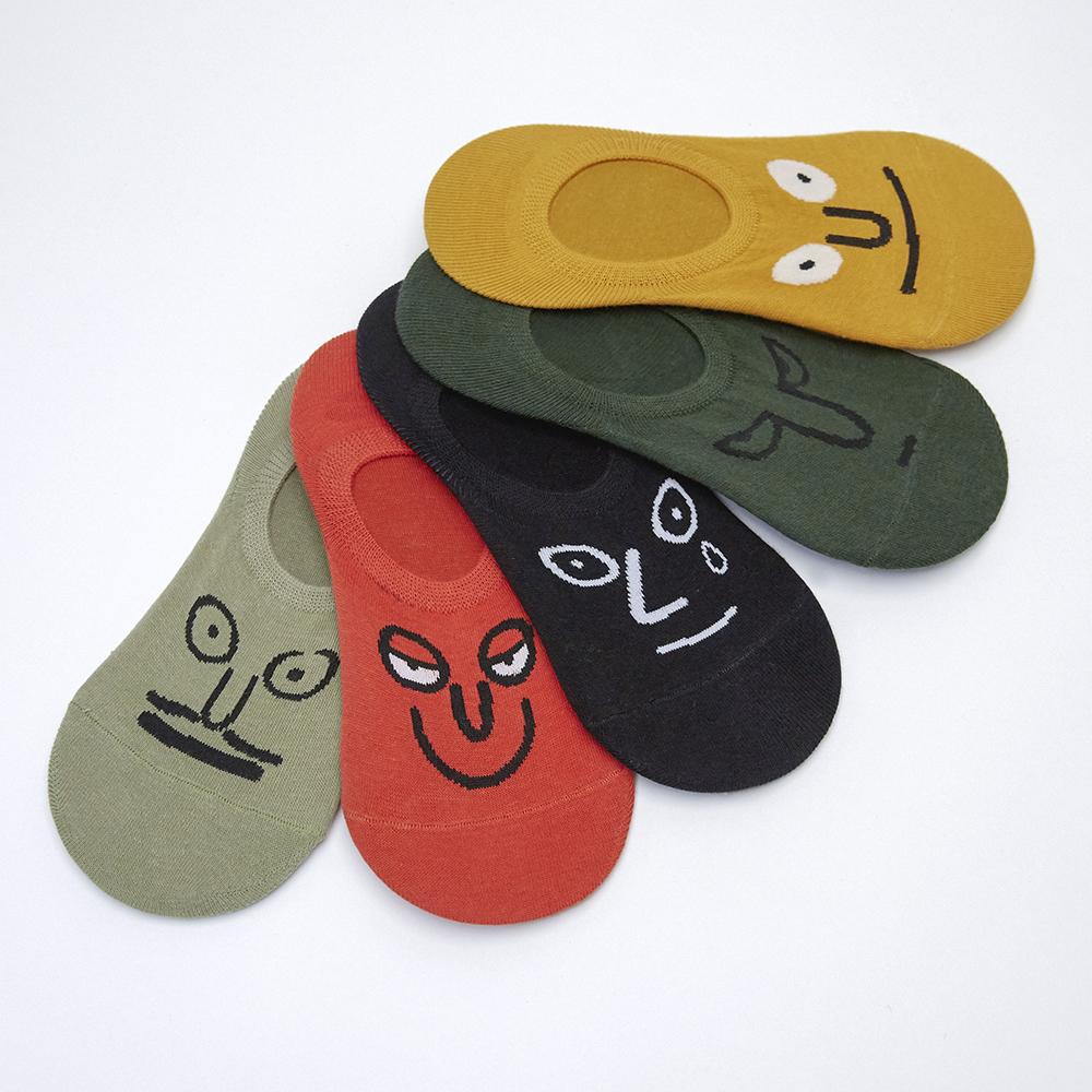Funny Expression Socks (5 Pairs) - Daily Wear Novelty Gift