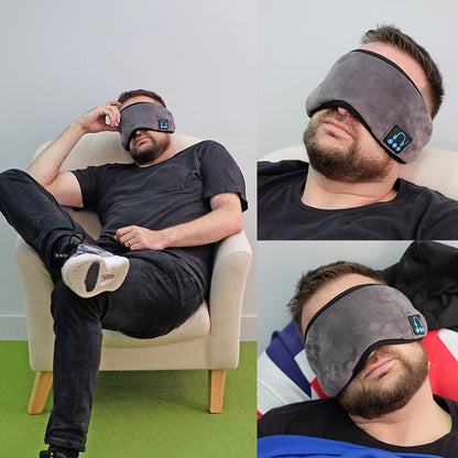 Bluetooth Sleep Mask Headphones - Good Sleep with Comfy Mask and Music