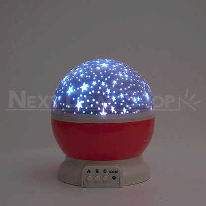 Self-Rotating Constellation Night Projector Lamp - Bring the Galaxy Home!