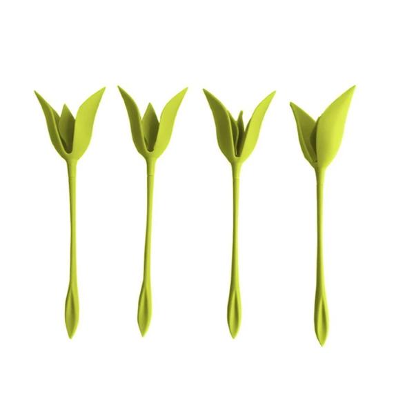 4 Pcs Flower Napkin Holders