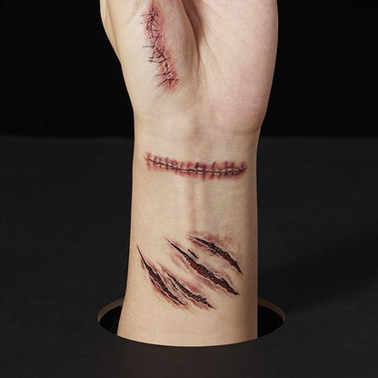 20 Pcs Halloween Scars Tattoo Stickers