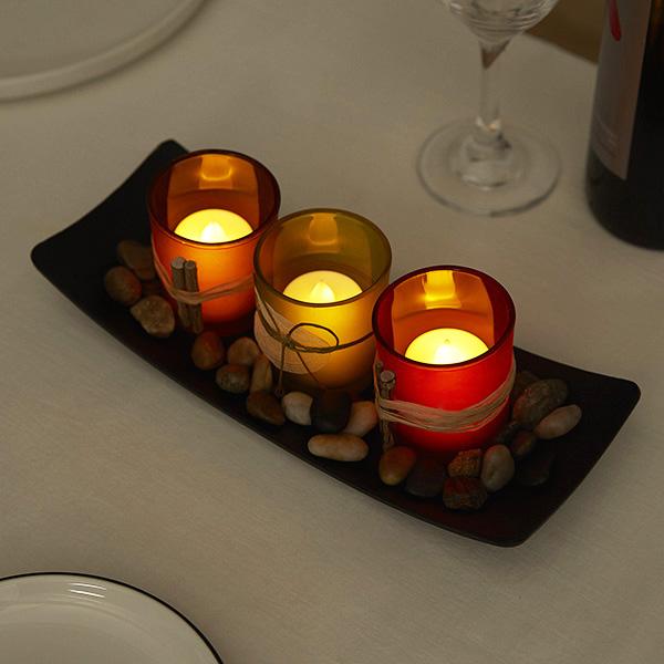 LED Relaxation Candle Set