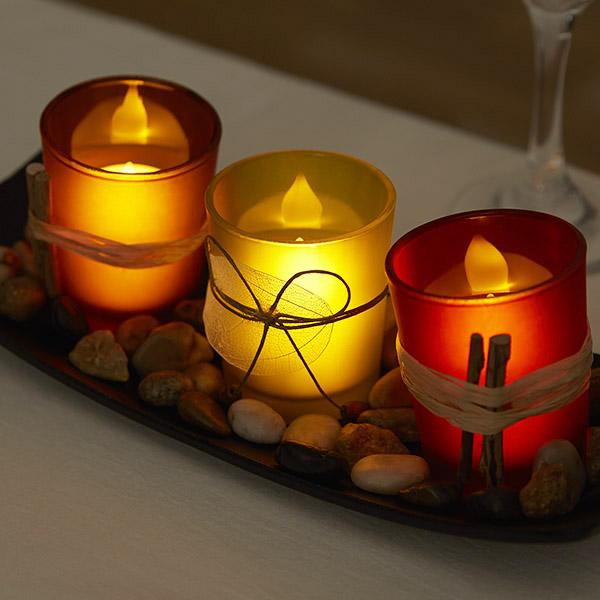 LED Relaxation Candle Set