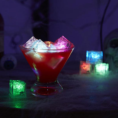 12 Pcs LED Water Activated Halloween Cubes