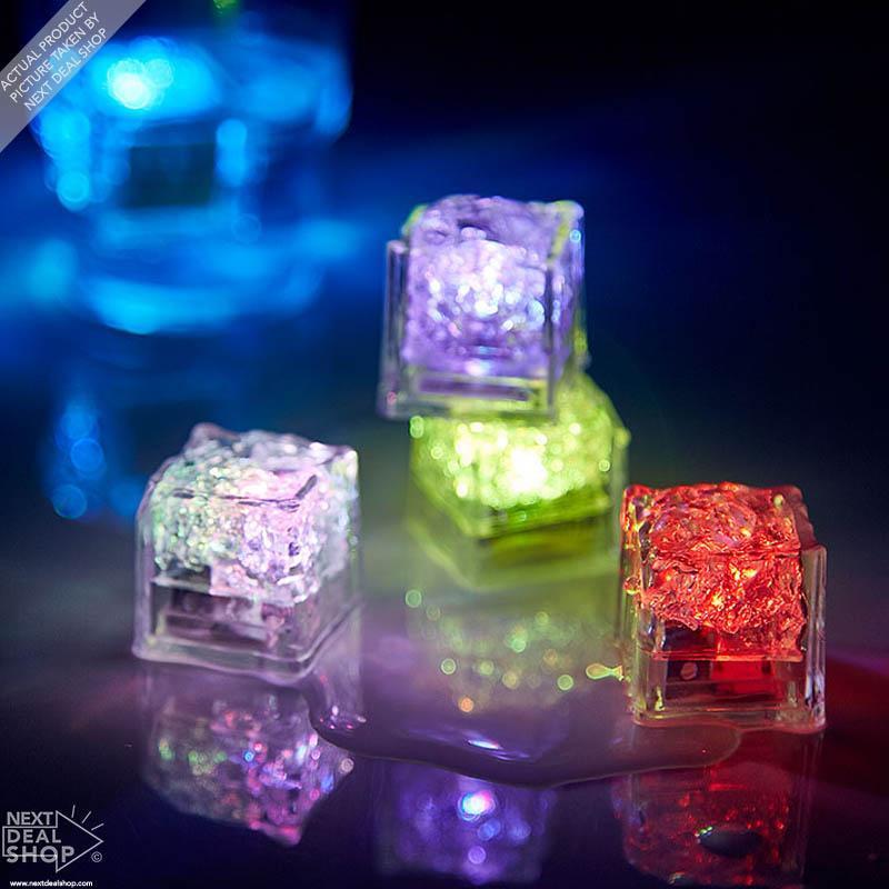 12 Pcs LED Water Activated Halloween Cubes