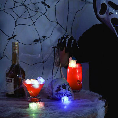 12 Pcs LED Water Activated Halloween Cubes