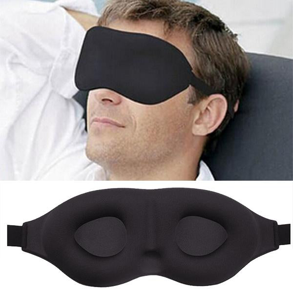Memory Foam Eye Mask - Travel Bedroom Airplane Sleep Eye Cover