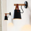 Nordic Style Wooden Hanging Wall Sconce