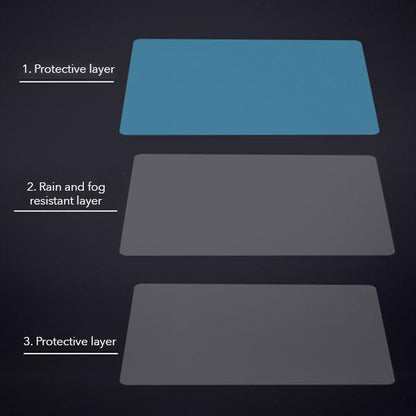2 Pcs Rain and Fog Resistant Film