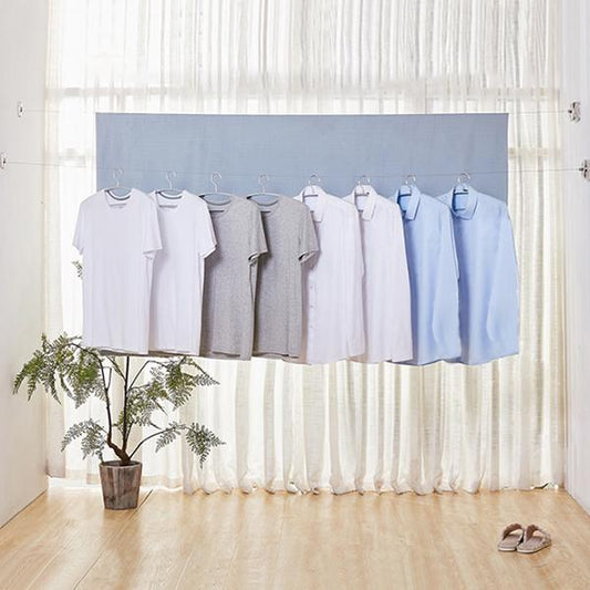 Stainless Steel Retractable Clothesline - Retractable Laundry Rope for Bathroom Balcony