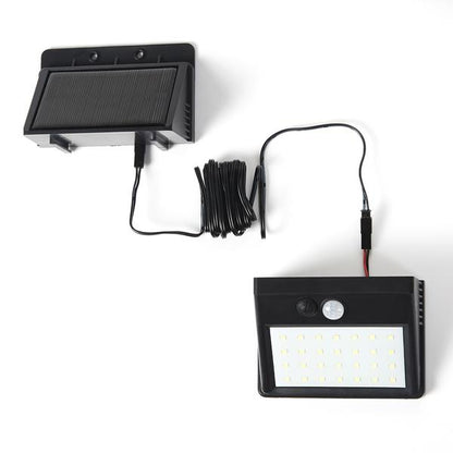 Solar-Powered Motion Sensor Security Light - No Wiring Needed, Easy Installations