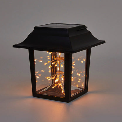 2 in 1 Solar-Powered Copper Wire LED Lantern Light