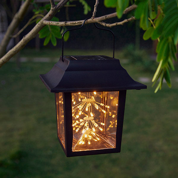 2 in 1 Solar-Powered Copper Wire LED Lantern Light