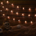 Solar-Powered Halloween LED Globe String Lights