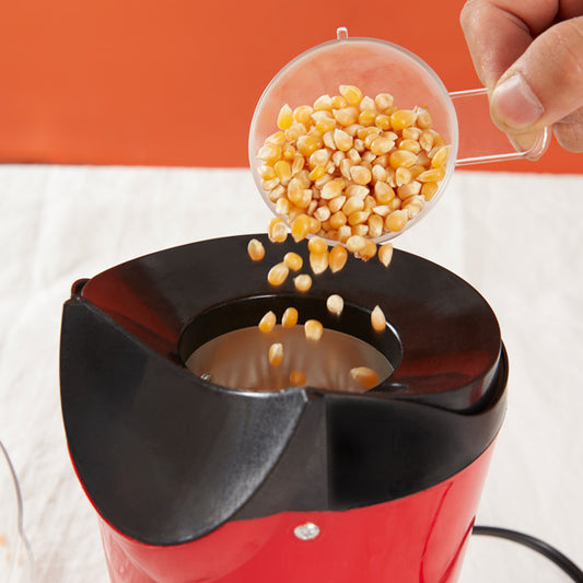 Mini Popcorn Maker Machine - Kitchen Homemade Popcorn Snack Preparation