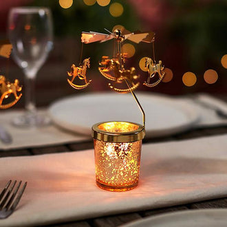 Spinning Carousel Candle Holder