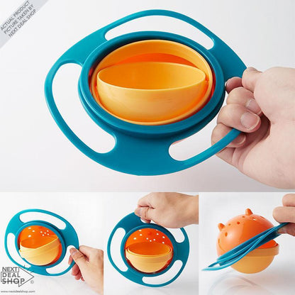 Spill-proof Bowl for Kids - No More Mess!