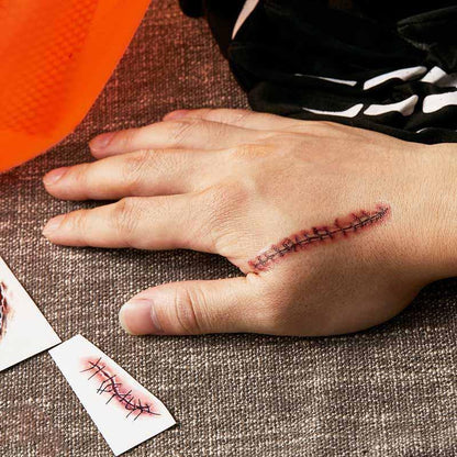 20 Pcs Halloween Scars Tattoo Stickers