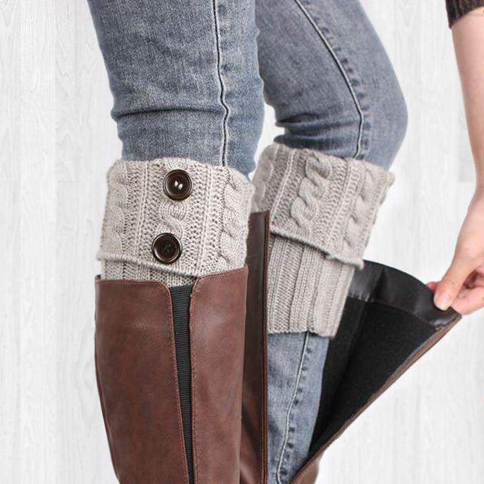 Short Knitted Leg Warmers-Next Deal Shop-Next Deal Shop
